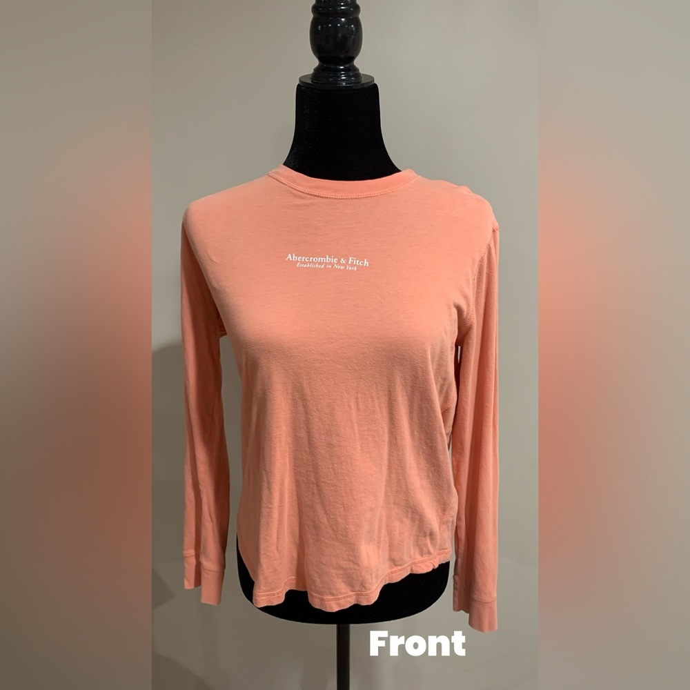 Abercrombie long sleeve coral tee